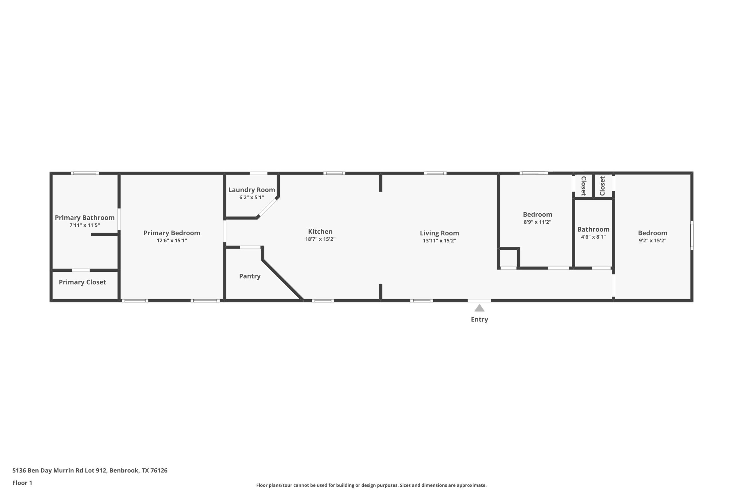 3 Bed, 2 Bath Mobile Home with Two Refrigerators and Free WiFi!