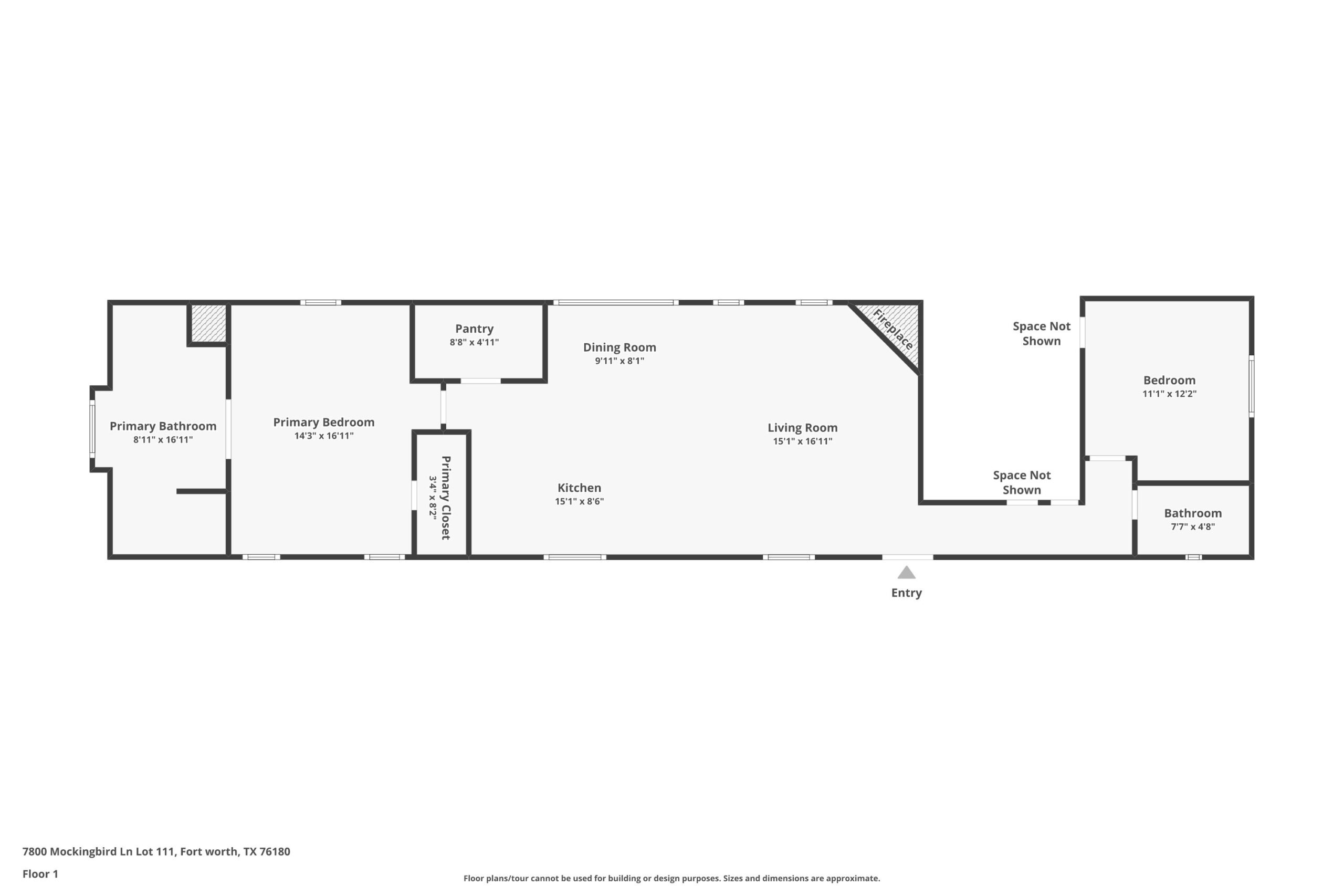 Spacious and Accessible 3 Bed, 2 Bath Home in La Casita MHP